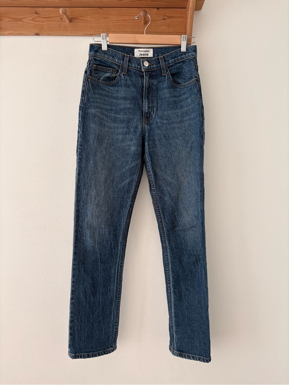 Reformation women’s Liza high straight jean